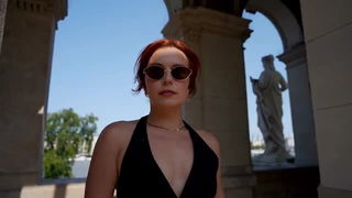 Clemence Audiard black dress creampie xxx