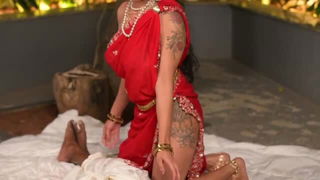 Resmi R Nair red dress blowjob xxx porn scene