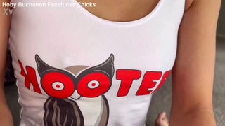 ReinaRaexxx anal in Hooters shirt xxx porn