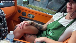 Indica Marie barista leg flash xxx porn scene