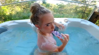 ScarletChase sheer top dildo hardcore porn