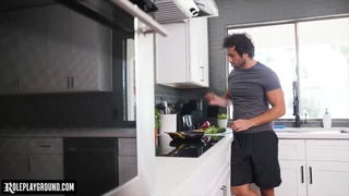 Sophia Locke kitchen hookup porn video
