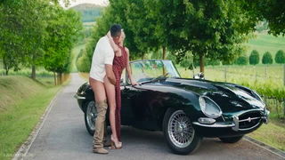 Candee Licious Jaguar convertible sex xxx video