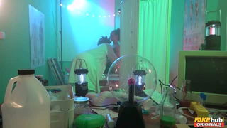 Lady Bug neon lab fuck sex video