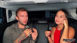Daniela Andrea red dress car interview porn video