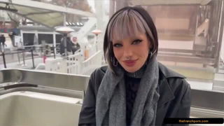 Eva Nexus leather jacket tease porn
