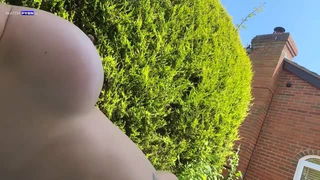 Jasmine Jae nude in backyard porn