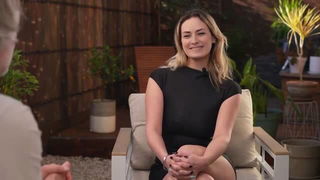 Blonde in black dress interview hardcore porn